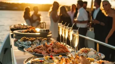 Soirée au coucher de soleil en yacht